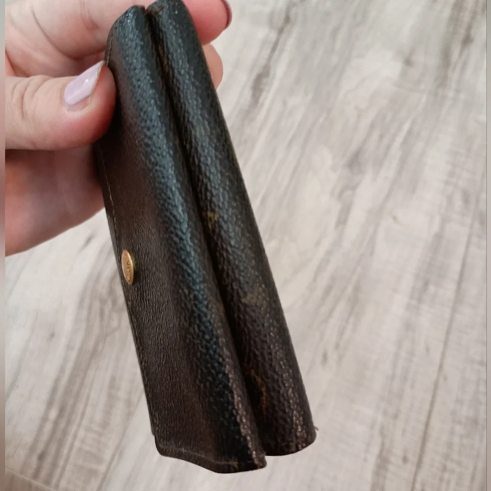 LOUIS VUITTON Bi -fold Wallet Monogram Monogram Canvas Authentic